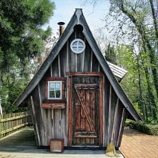 Une cabane comme dans les contes de fées.